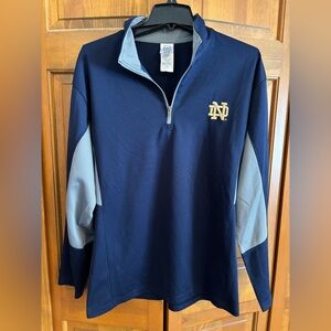 Pro Edge Notre Dame Fighting Irish quarter-zip pullover jacket Men’s Large